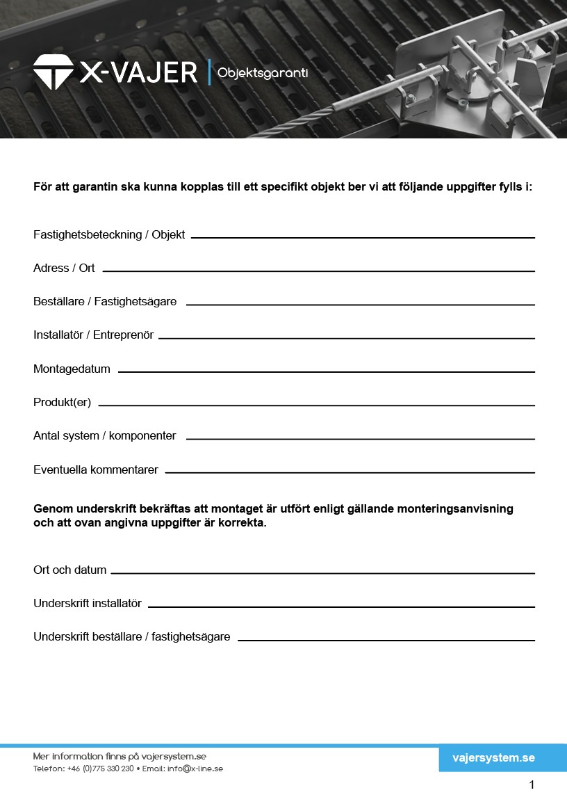 X-Vajer del tratamiento superficial Sistema de cables